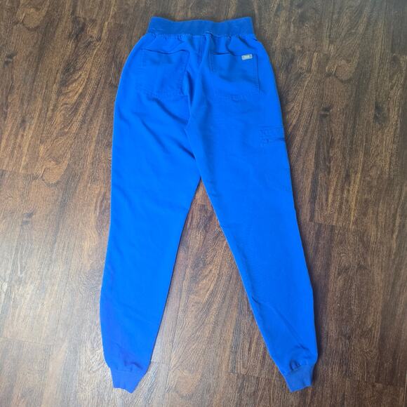 FIGS High Waisted Zamora Jogger Scrub Bottoms in Limited Capri Blue - XS/T - Picture 4 of 7